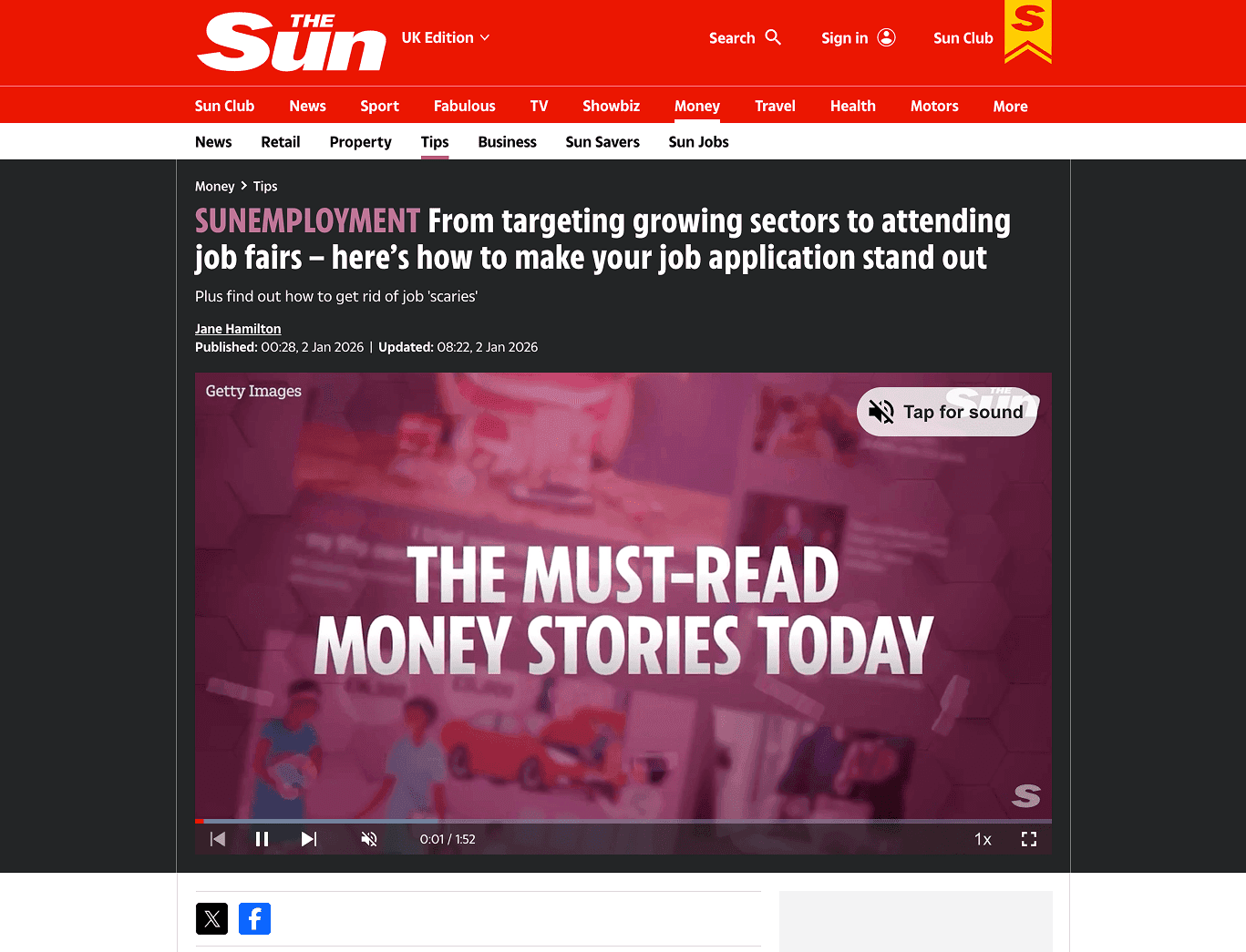 The Sun - From targeting growing sectors to attending job fairs